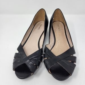 NINE WEST Women’s Black Synthetic Upper Shoes 9.5 M